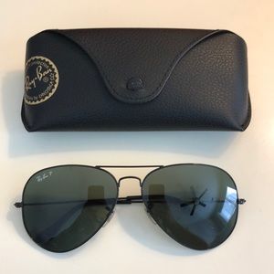RayBan Polarized Aviator Sunglasses